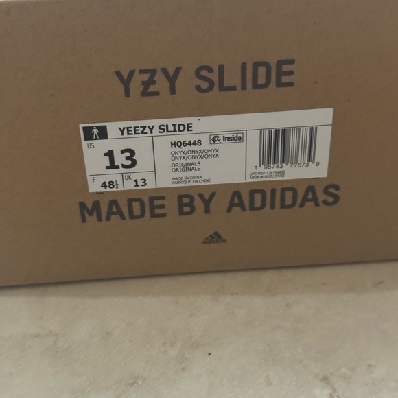 Yeezy slide Onyx New sz 13 - Picture 7 of 8